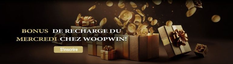 Woopwin Casino bonus mercredi